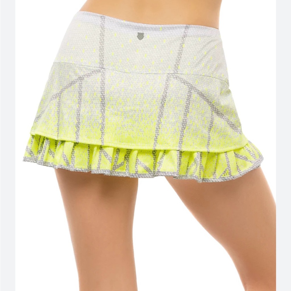 K-Swiss x Lucky In Love Take A Pleat tennis skirt size XL